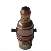 BC switched lamp holder with Cord Grip