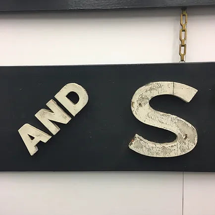 ORIGINAL SHOPFRONT SIGNAGE FROM 1850's ROYAL TUNBRIDGE WELLS