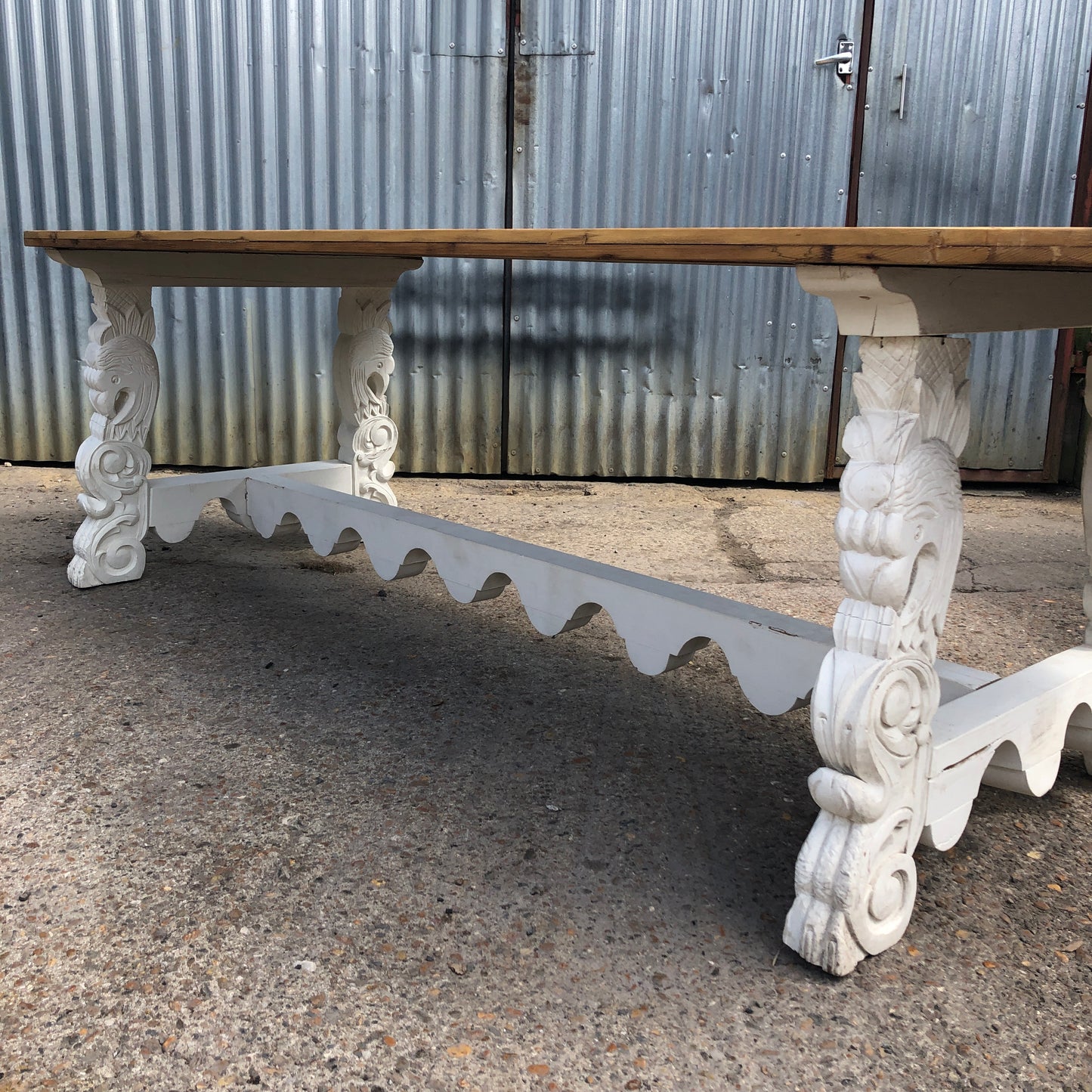 MAGNIFICENT VINTAGE SPANISH DINING TABLE