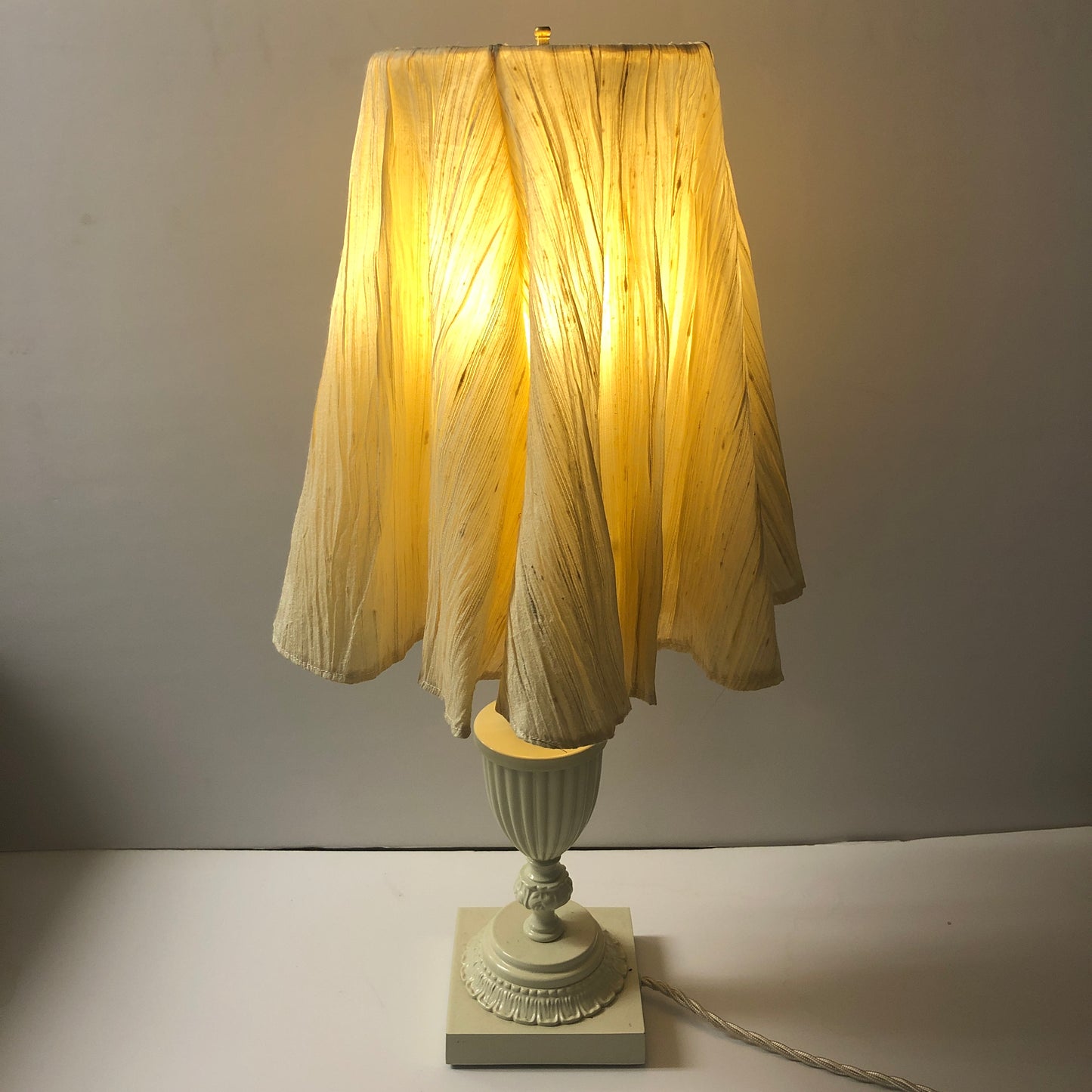 ANTIQUE TABLE LAMP WITH ZARA SHADE - SOULED OUT