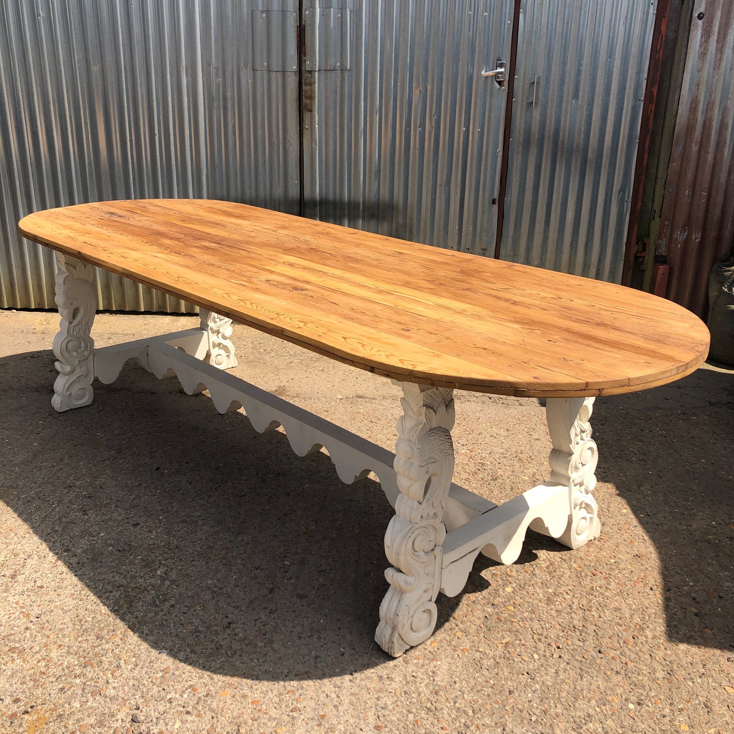MAGNIFICENT VINTAGE SPANISH DINING TABLE