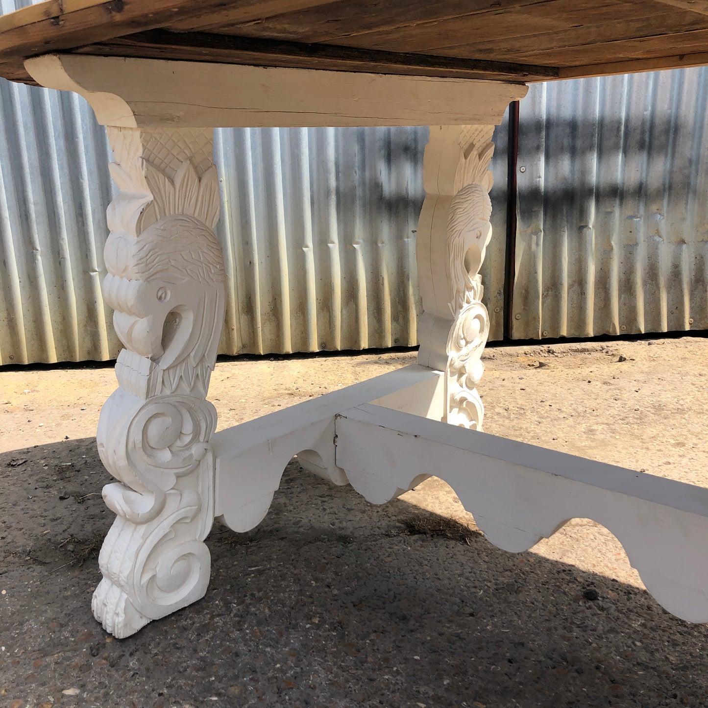 MAGNIFICENT VINTAGE SPANISH DINING TABLE