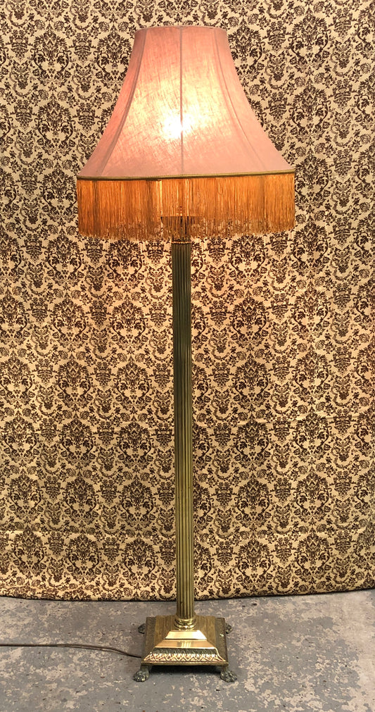 BRASS STANDARD LAMP - 19th Century - SOULED OUT