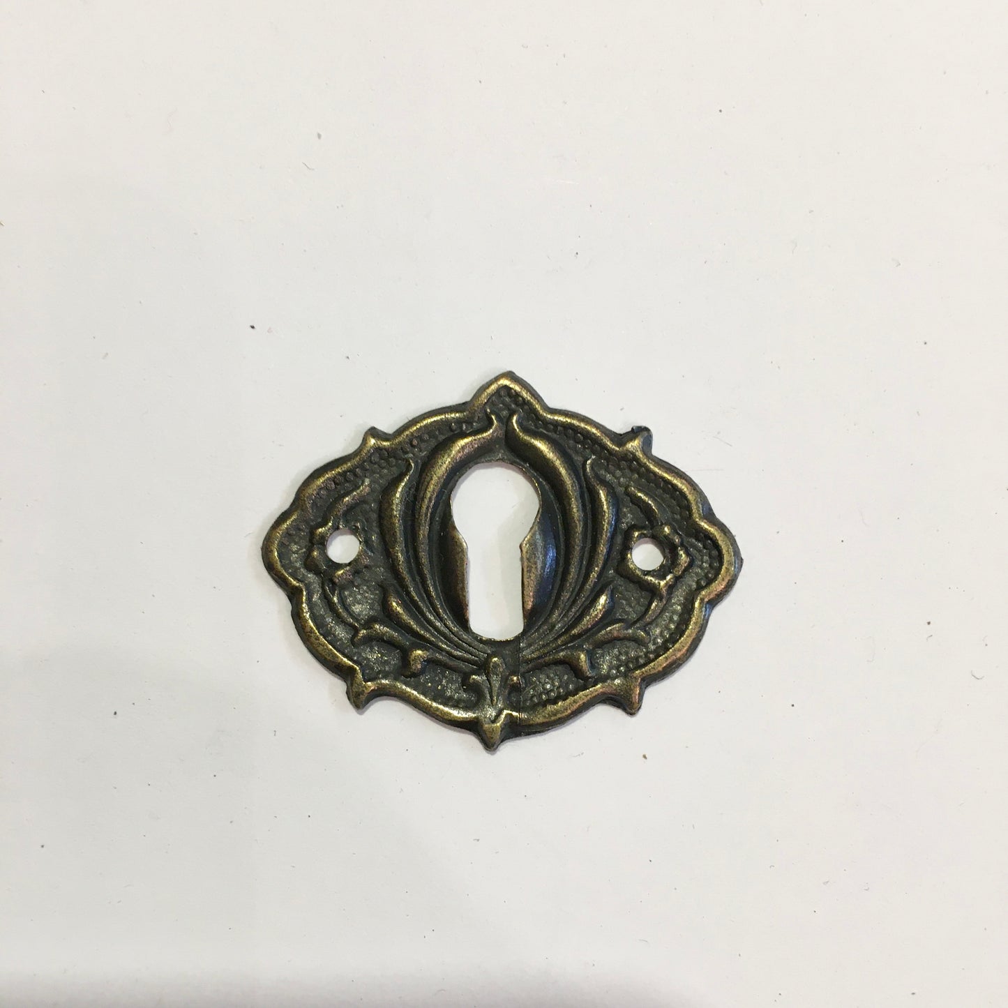 RARE COLLECTION OF SOLID BRASS VINTAGE HANDLES, ESCUTCHEONS & MORE