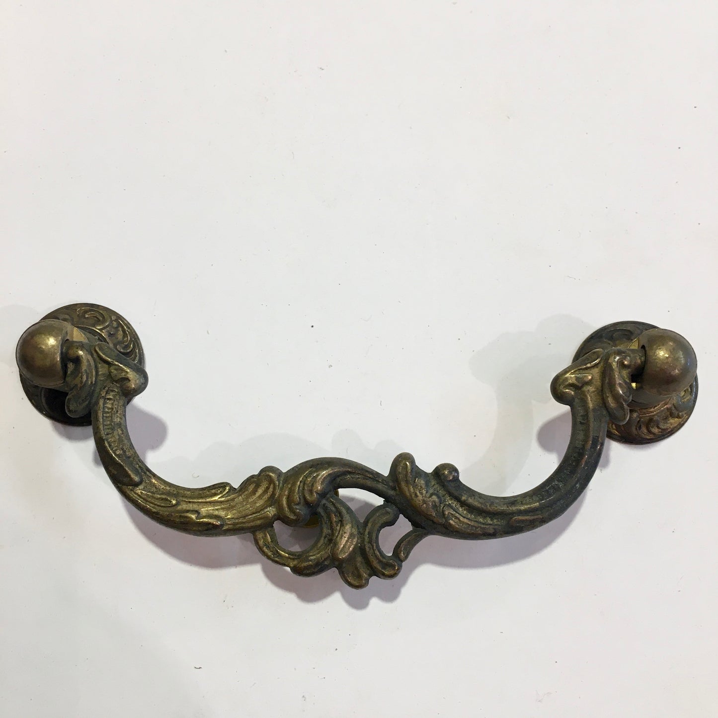 RARE COLLECTION OF SOLID BRASS VINTAGE HANDLES, ESCUTCHEONS & MORE